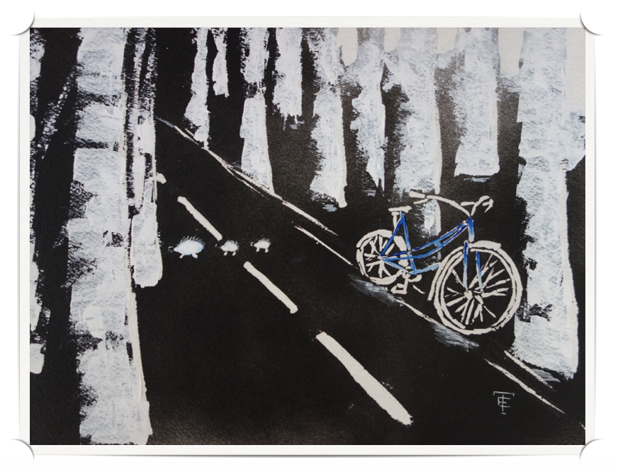 La bicyclette bleue