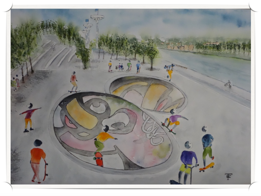 Skate Park Berges du Rhône, Lyon